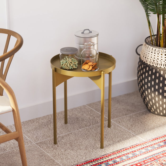 Hanah Home Mesa de Centro Shb-002-B Dorada